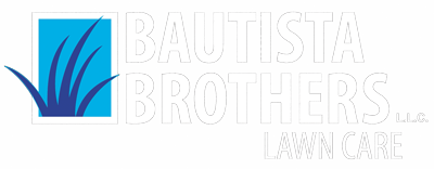 Bautista Brothers Lawn Care Logo White